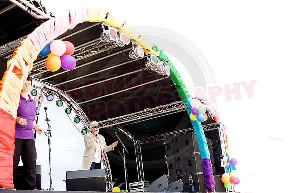 Isle of Wight Pride Beach Arena 2017.