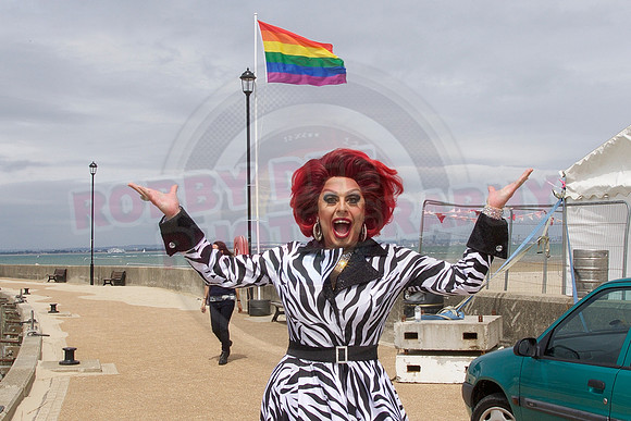 Isle of Wight Pride Beach Arena 2017.