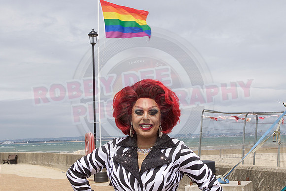 Isle of Wight Pride Beach Arena 2017.