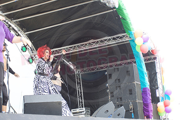 Isle of Wight Pride Beach Arena 2017.