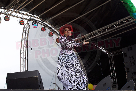 Isle of Wight Pride Beach Arena 2017.