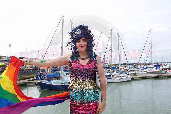 Isle of Wight Pride Beach Arena 2017.