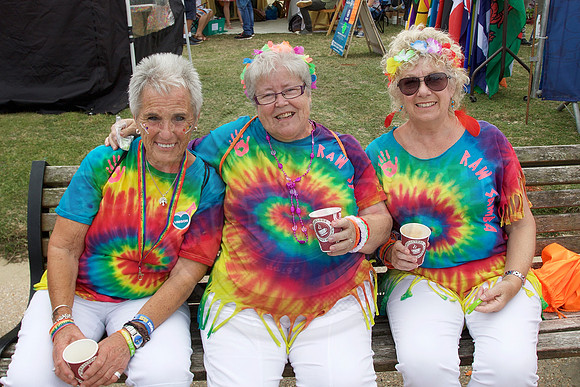 Isle of Wight Pride Beach Arena 2017.