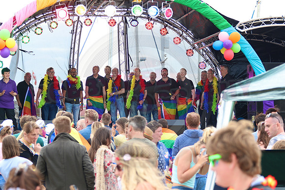 Isle of Wight Pride Beach Arena 2017.