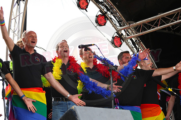 Isle of Wight Pride Beach Arena 2017.