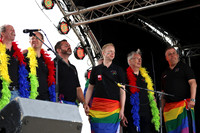 Isle of Wight Pride Beach Arena 2017.