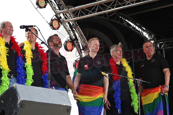 Isle of Wight Pride Beach Arena 2017.