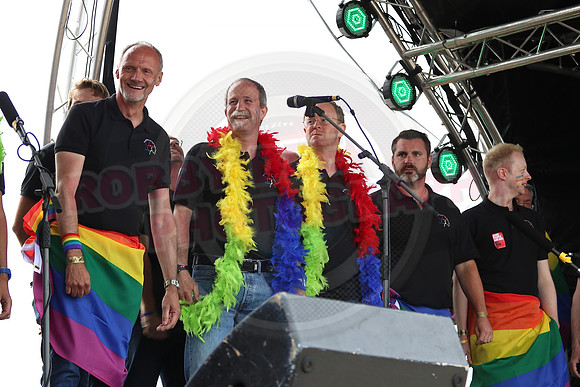 Isle of Wight Pride Beach Arena 2017.