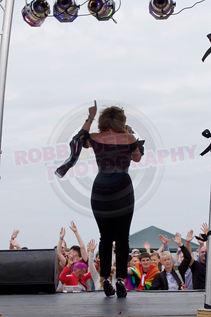 Isle of Wight Pride Beach Arena 2017.