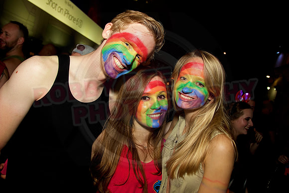 Manchester pride Canal Street celebration