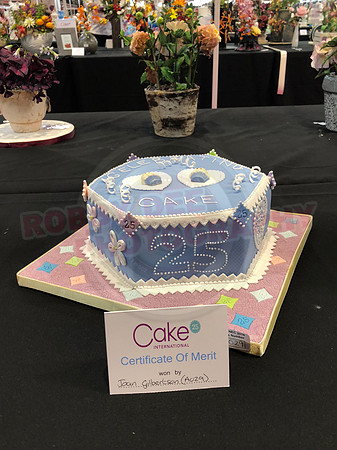 Class A: Celebration Cake marking the Cake International 25th Show