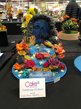Class A: Celebration Cake marking the Cake International 25th Show