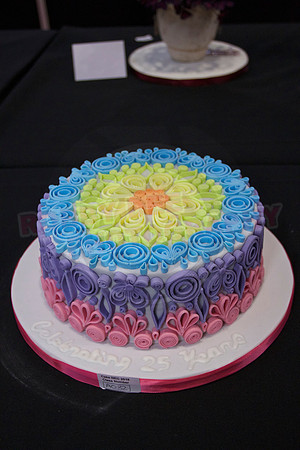 Class A: Celebration Cake marking the Cake International 25th Show