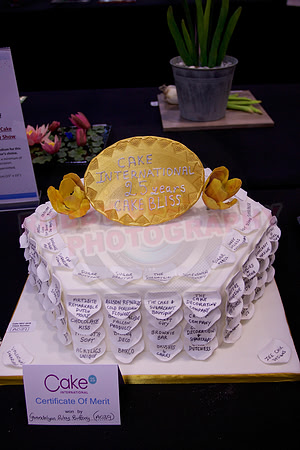 Class A: Celebration Cake marking the Cake International 25th Show