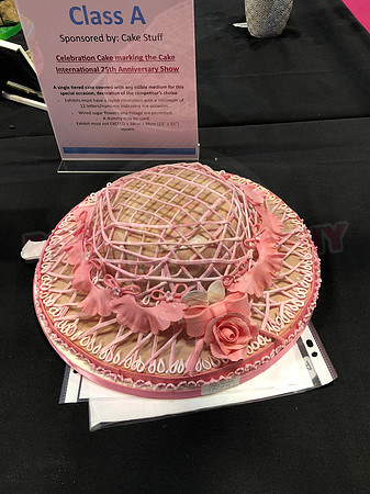 Class A: Celebration Cake marking the Cake International 25th Show