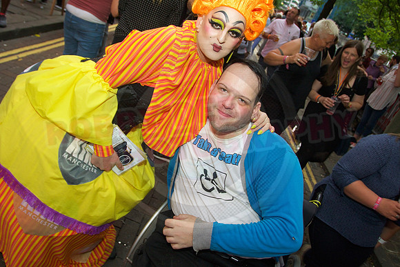 Manchester pride Canal Street celebration