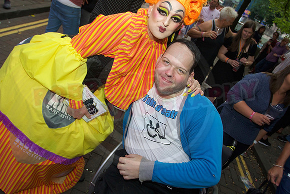 Manchester pride Canal Street celebration