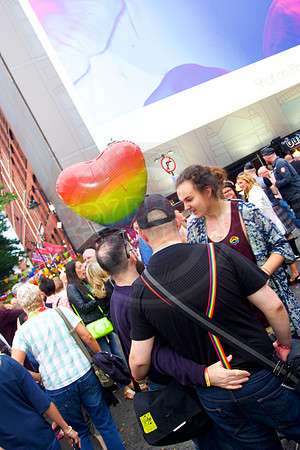 Manchester pride Canal Street celebration
