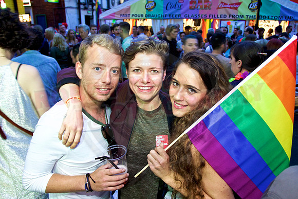 Manchester pride Canal Street celebration
