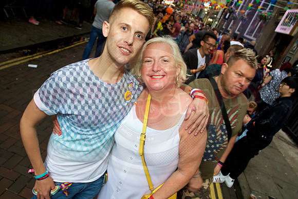 Manchester pride Canal Street celebration