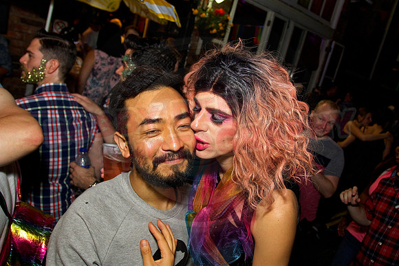 Manchester pride Canal Street celebration