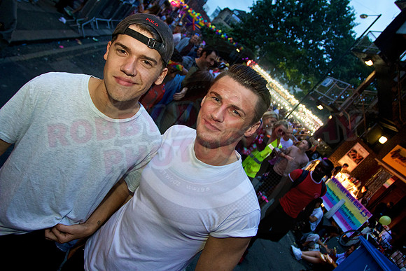 Manchester pride Canal Street celebration