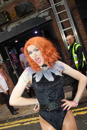 Manchester pride Canal Street celebration