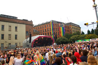 Manchester pride Canal Street celebration
