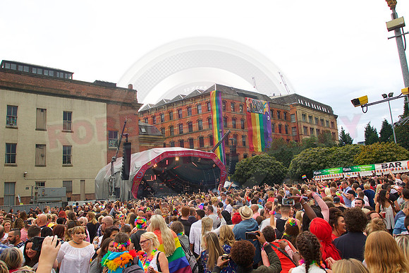 Manchester pride Canal Street celebration