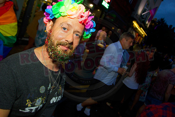 Manchester pride Canal Street celebration