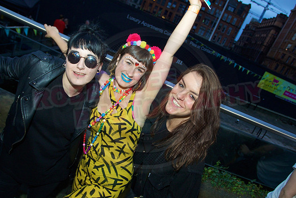 Manchester pride Canal Street celebration
