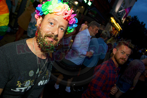Manchester pride Canal Street celebration