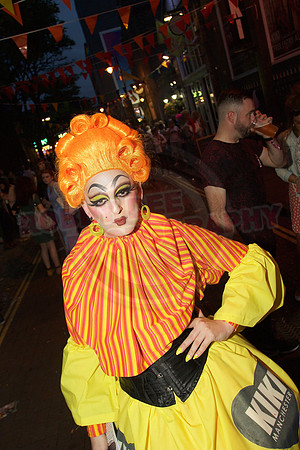 Manchester pride Canal Street celebration